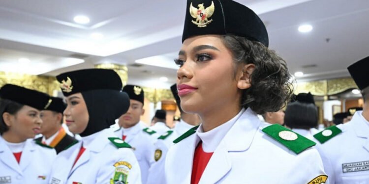 Tim Paskibraka “Indonesia Adil Makmur” Siap Bertugas pada Upacara Penurunan Bendera di Istana Merdeka