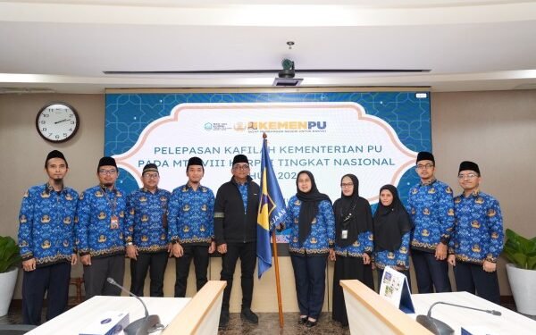 Kementerian PU Lepas 20 Kafilah untuk Berlaga pada MTQ VIII KORPRI Tingkat Nasional 2026
