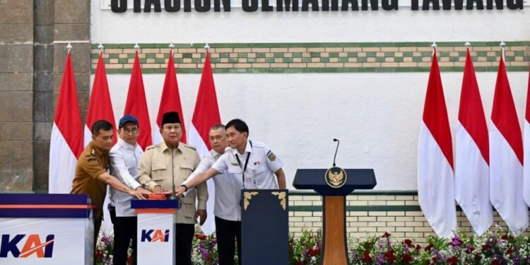 Stasiun Semarang Tawang Resmi Direvitalisasi, Presiden Prabowo Dorong Pelestarian Warisan Bersejarah