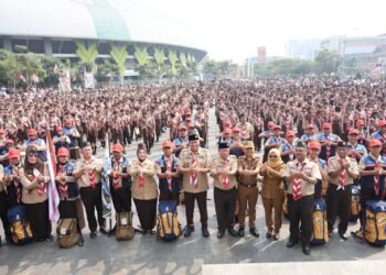 Jelang Jambore Nasional XII 1.300 Anggota Pramuka Dikukuhkan, Tri Adhianto Dorong Generasi Berkreasi dan Mandiri