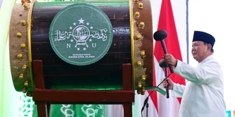 Buka Muktamar ke-35 NU, Presiden Prabowo: NU Institusi Bersejarah dan Berjasa Besar bagi Indonesia