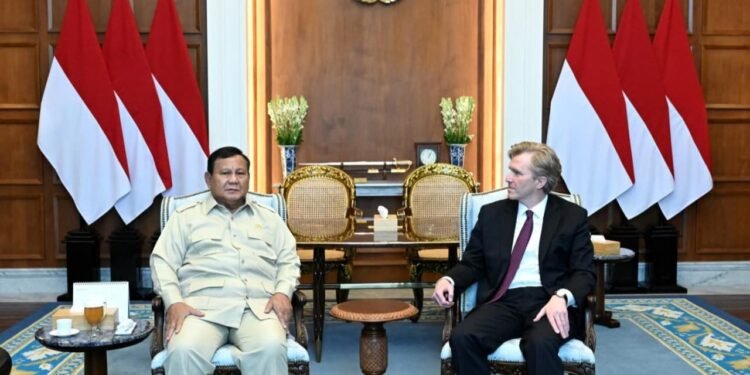 Prabowo dan Elbridge Colby Bahas Masa Depan Kemitraan Strategis Indonesia-AS