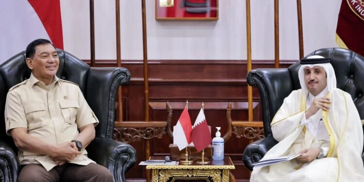 Menhan RI Terima Duta Besar Negara Qatar, Bahas Tindak Lanjut Kerja Sama Pertahanan