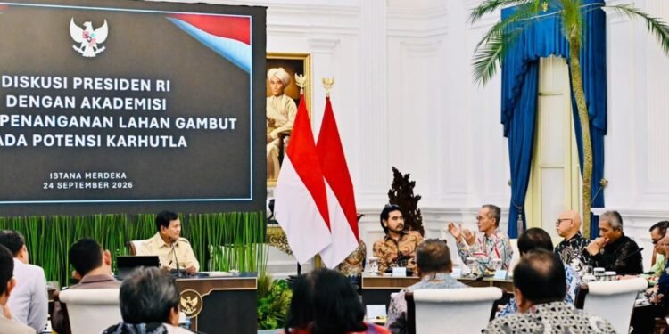 Presiden Prabowo Bahas Penanganan Kebakaran Lahan Gambut Bersama Akademisi