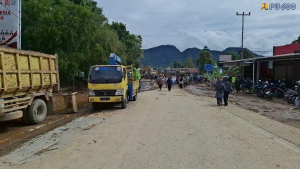 Jalan Nasional Padang–Solok Kembali Normal, Kementerian PU Lanjutkan Penanganan Pascabanjir Bandang