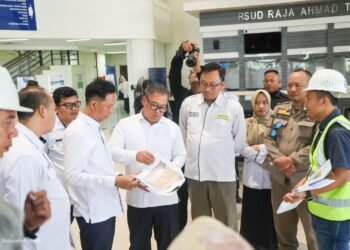 Wagub Nyanyang Tinjau Perbaikan RSUD Raja Ahmad Tabib, Pastikan Kualitas Sesuai Standar Kemenkes