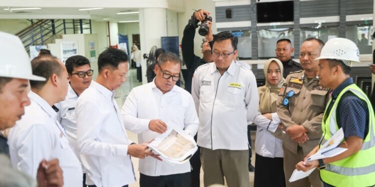 Wagub Nyanyang Tinjau Perbaikan RSUD Raja Ahmad Tabib, Pastikan Kualitas Sesuai Standar Kemenkes
