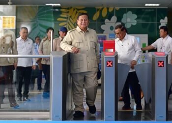 Tempuh 28 Menit, Presiden Prabowo Jajal LRT Jakarta dari Kelapa Gading ke Manggarai