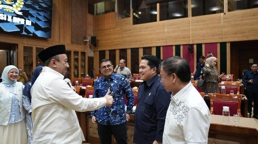 Bahas Anggaran dan Arah Kebijakan, Menpora Erick Raker dengan Komisi X DPR RI