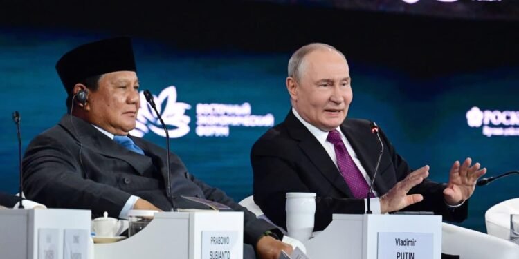 Di Vladivostok, Presiden Prabowo Tegaskan Politik Nonblok, Presiden Putin Soroti Posisi Strategis Indonesia di Dunia