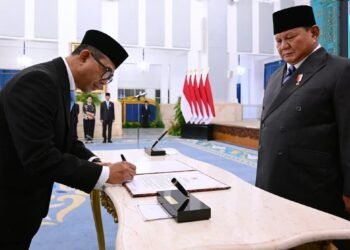 Presiden Prabowo Saksikan Pengucapan Sumpah Ketua dan Anggota Ombudsman RI