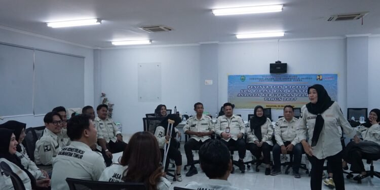 Tingkatkan Kapasitas SDM, Bidang Bina Konstruksi gelar Pelatihan Bekerja dengan Hati