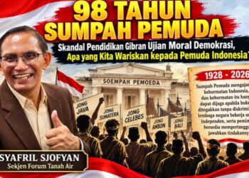 98 TAHUN SUMPAH PEMUDA; Skandal Pendidikan Gibran Ujian Moral Demokrasi, Apa yang Kita Wariskan kepada Pemuda Indonesia?