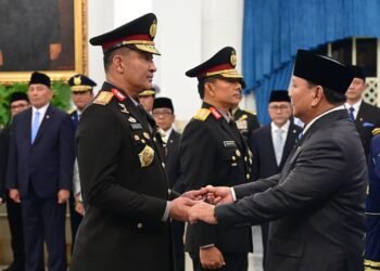 Presiden Prabowo Lantik Suyudi Ario Seto dan Wahyu Hadiningrat sebagai Kapolri dan Wakapolri
