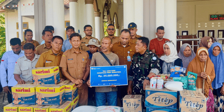 Satgas PRR Salurkan Tali Asih kepada 31 KK Terdampak Banjir di Pidie Jaya