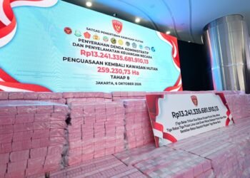 Presiden Prabowo Apresiasi Satgas PKH, Selamatkan 6,2 Juta Hektare Hutan Senilai Hampir Rp400 Triliun
