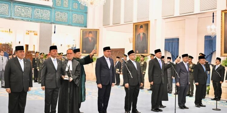 Presiden Prabowo Lantik Empat Wakil Menteri Kabinet Merah Putih di Istana Negara